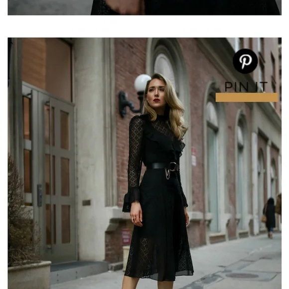 chinese dress ladies Temperley London Black Lace Beaded Embroidered Dress: Kate Middleton main image 1